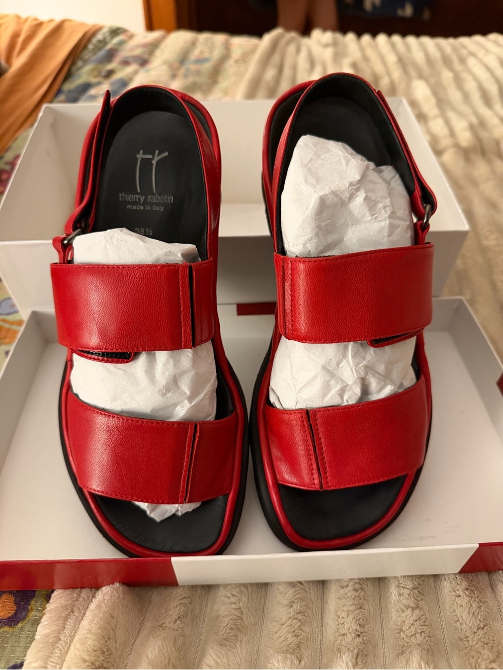Thierry Rabotin Barton Sandals - flame red